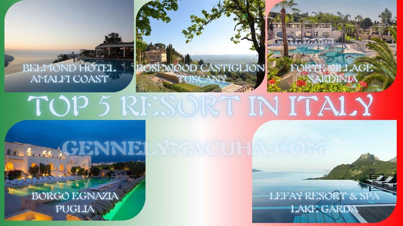 top 5 italy resorts