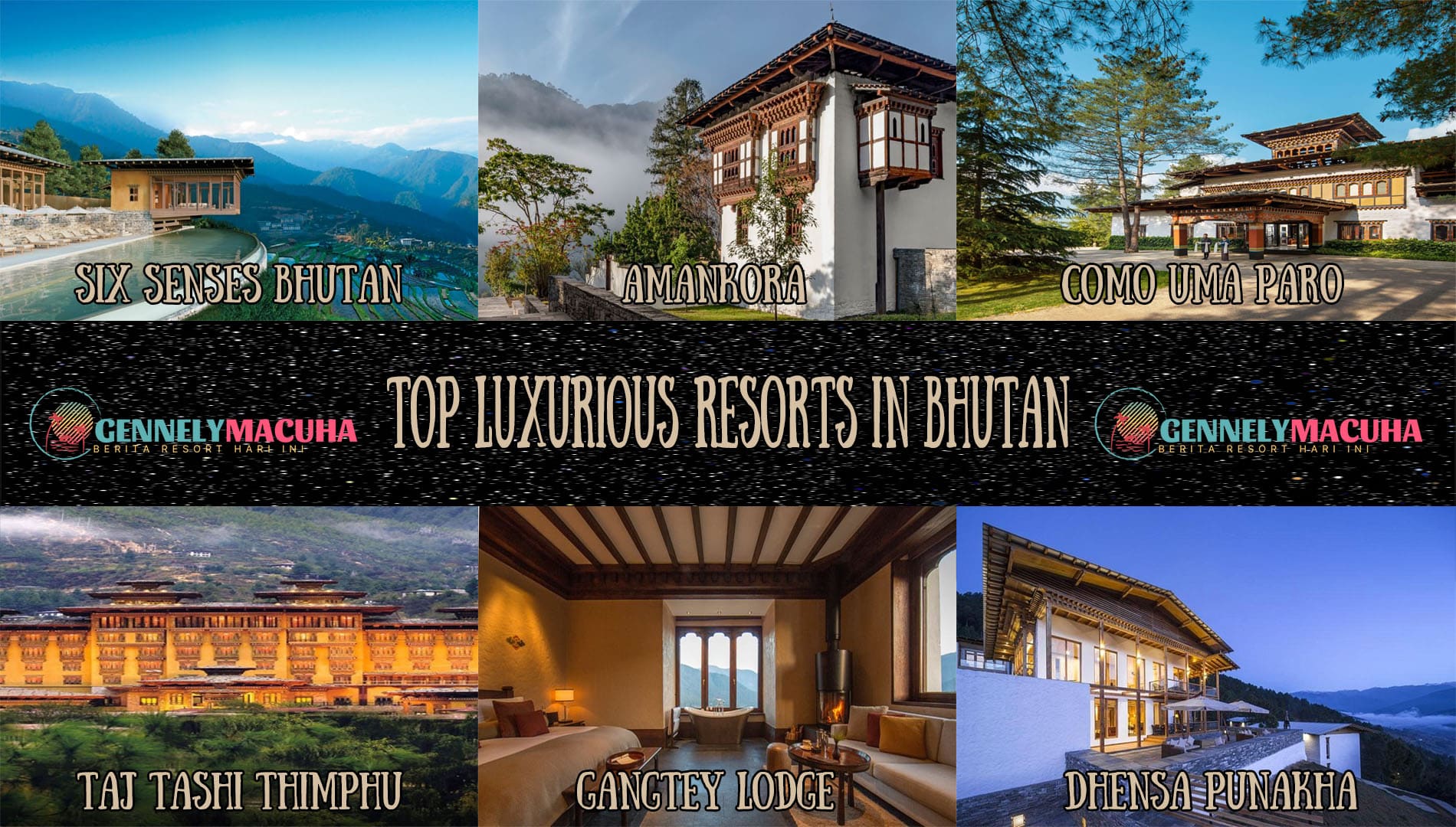The Top Luxurious Resorts in Bhutan