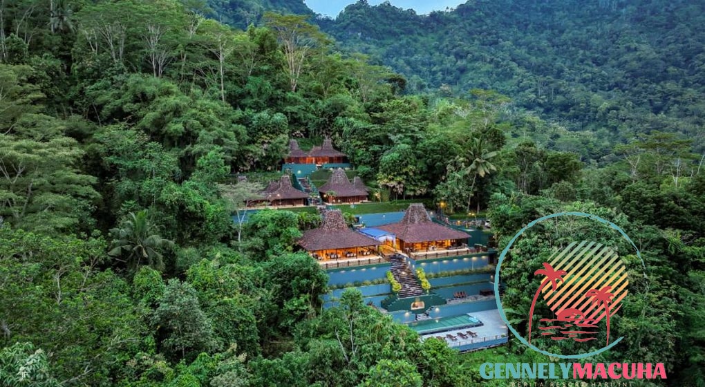 Villa Borobudur, Magelang: Resort mewah dengan pemandangan Candi Borobudur dan Gunung Merapi.